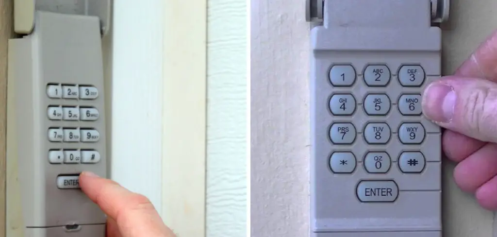 How to Reprogram Overhead Door Keypad