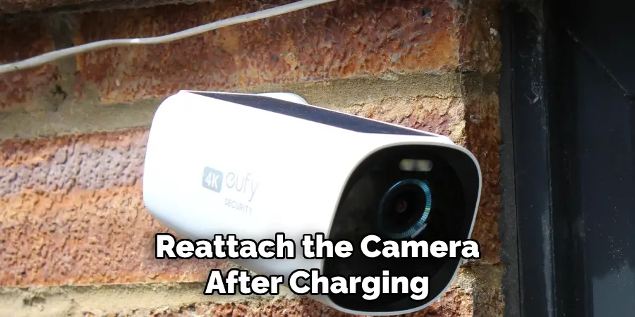 Reattach the Camera After Charging