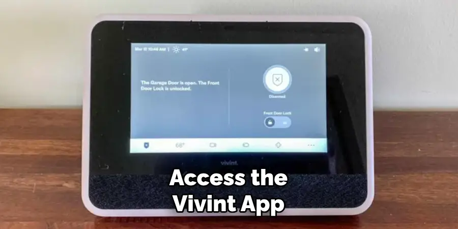 Access the Vivint App