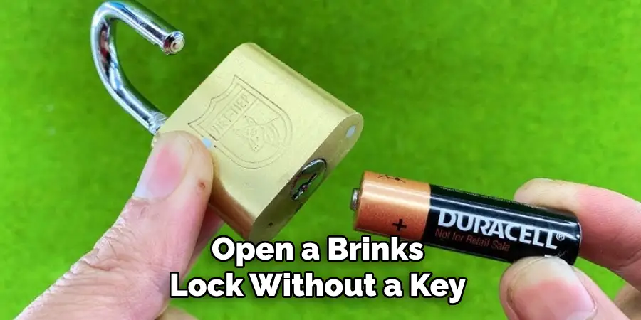 Open a Brinks Lock Without a Key