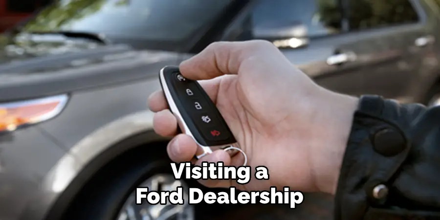 Visiting a Ford Dealership