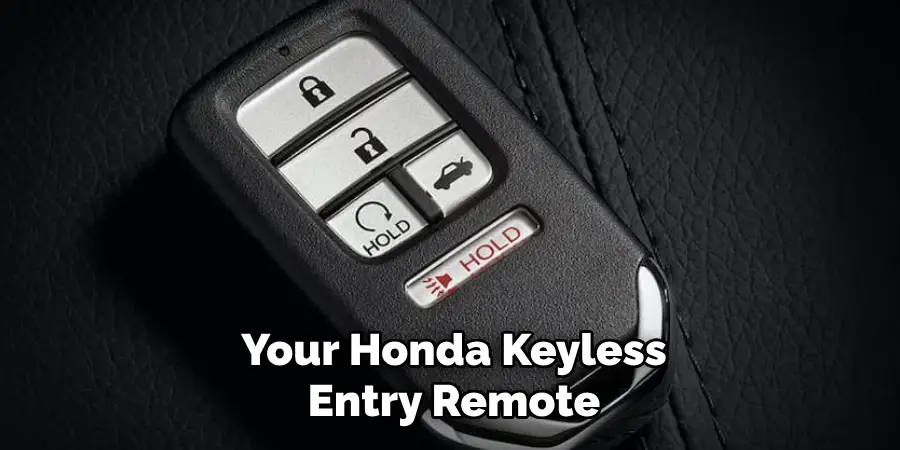 Your Honda Keyless
Entry Remote